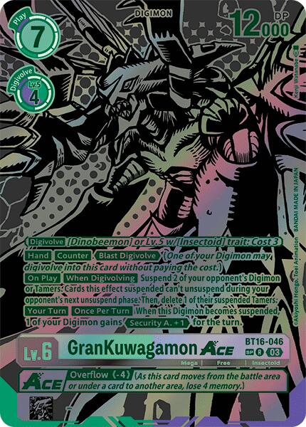 GranKuwagamon Ace [BT16-046] (Alternate Art) [Beginning Observer] | Event Horizon Hobbies CA