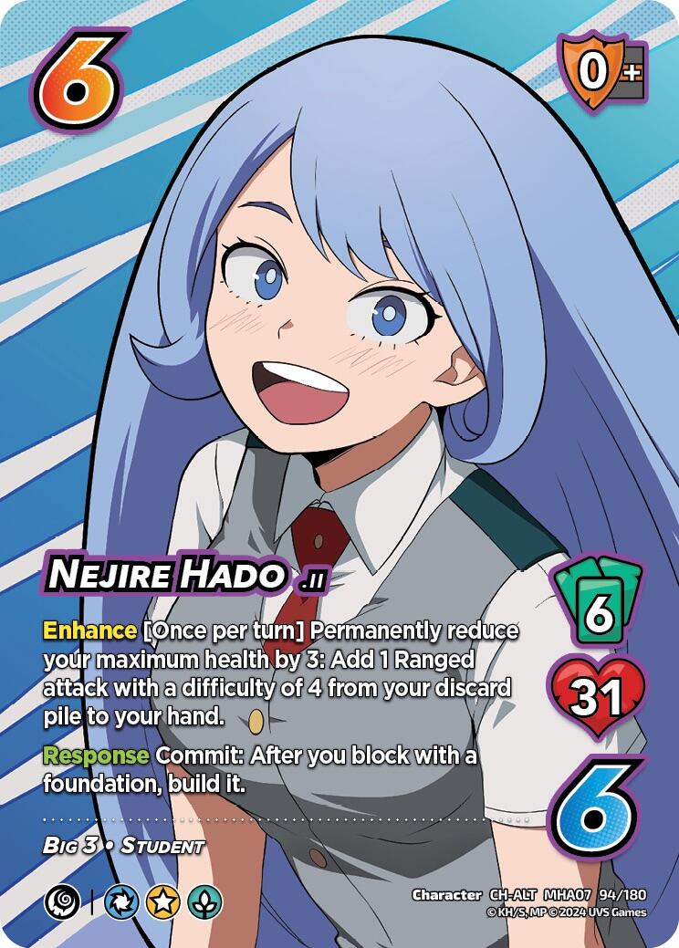 Nejire Hado (Alternate Art) [Girl Power] | Event Horizon Hobbies CA