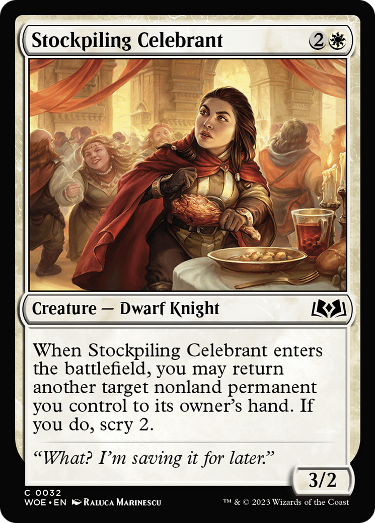 Stockpiling Celebrant [Wilds of Eldraine] | Event Horizon Hobbies CA