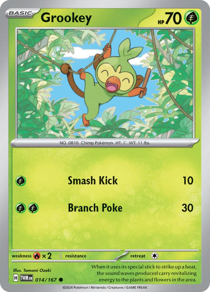 Grookey (014/167) [Scarlet & Violet: Twilight Masquerade] | Event Horizon Hobbies CA