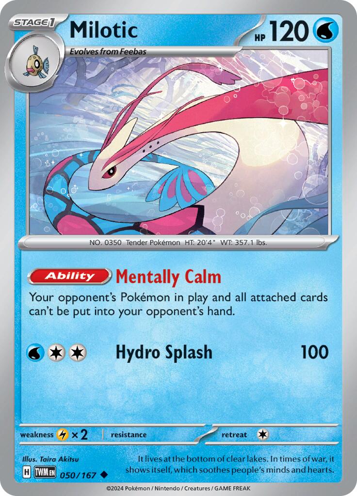 Milotic (050/167) [Scarlet & Violet: Twilight Masquerade] | Event Horizon Hobbies CA