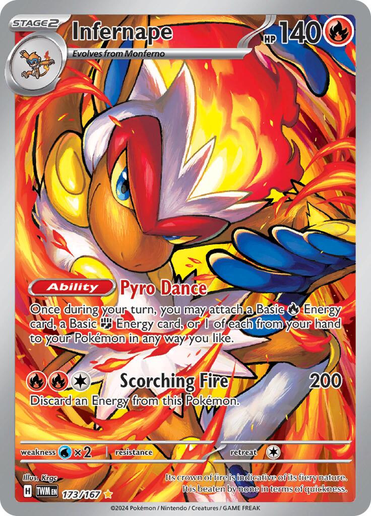 Infernape (173/167) [Scarlet & Violet: Twilight Masquerade] | Event Horizon Hobbies CA