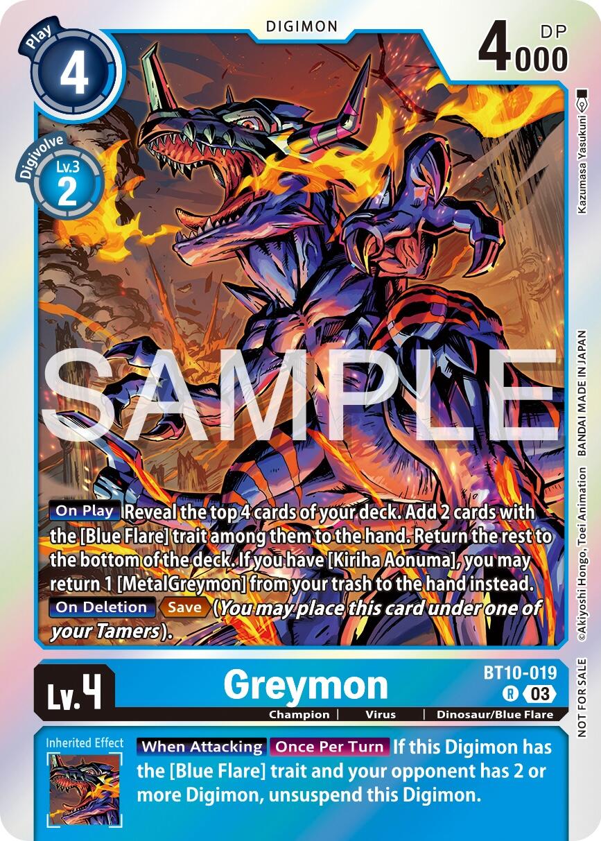 Greymon [BT10-019] (Official Tournament Vol.13 Winner Pack) [Xros Encounter Promos] | Event Horizon Hobbies CA