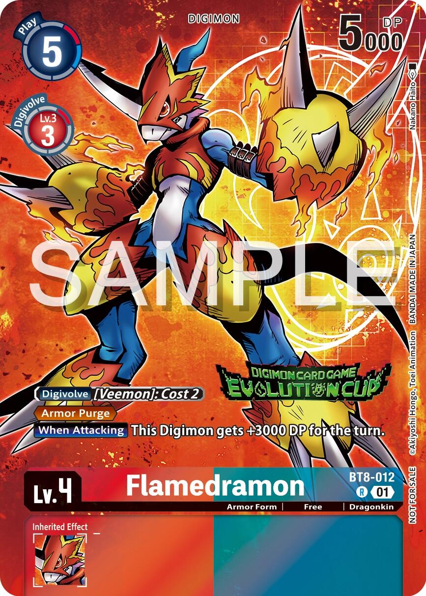 Flamedramon [BT8-012] (2024 Evolution Cup) [New Awakening Promos] | Event Horizon Hobbies CA