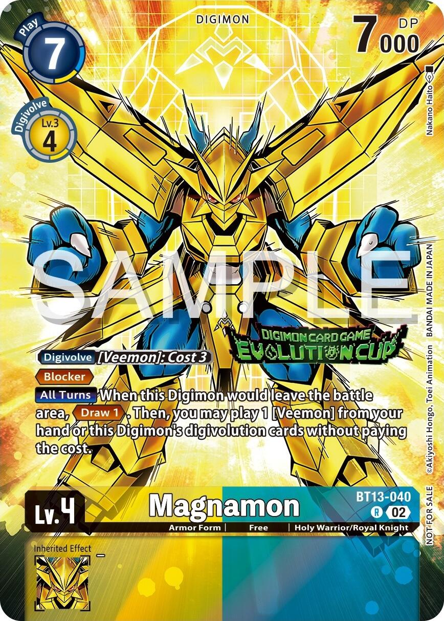 Magnamon [BT13-040] (2024 Evolution Cup) [Versus Royal Knights Booster Promos] | Event Horizon Hobbies CA