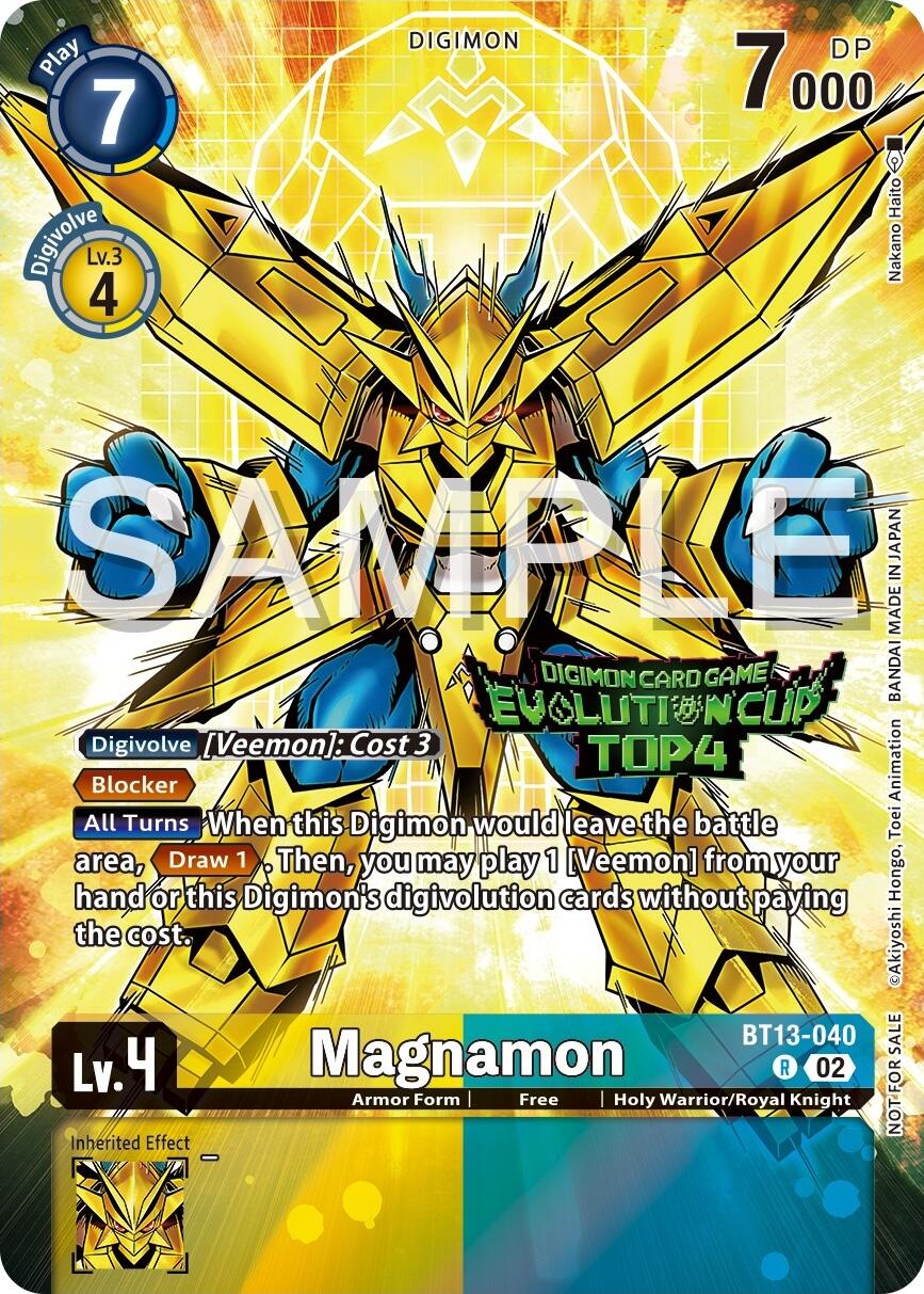 Magnamon [BT13-040] (2024 Evolution Cup Top 4) [Versus Royal Knights Booster Promos] | Event Horizon Hobbies CA