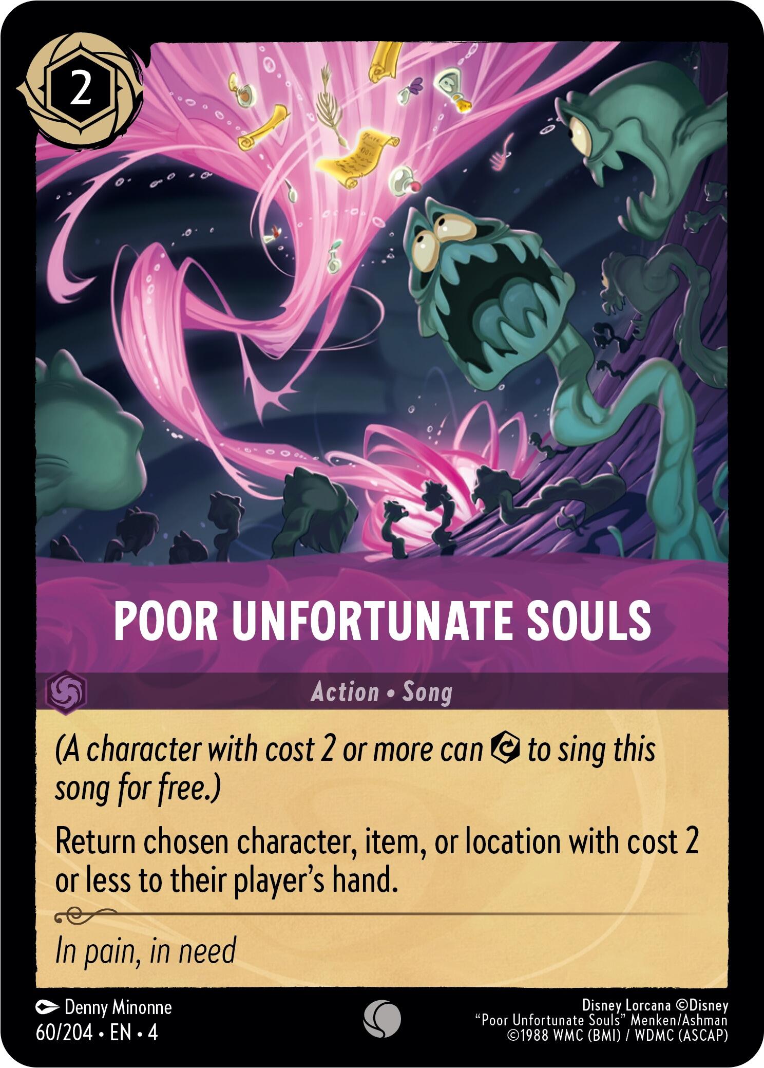 Poor Unfortunate Souls (60/204) [Ursula's Return] | Event Horizon Hobbies CA