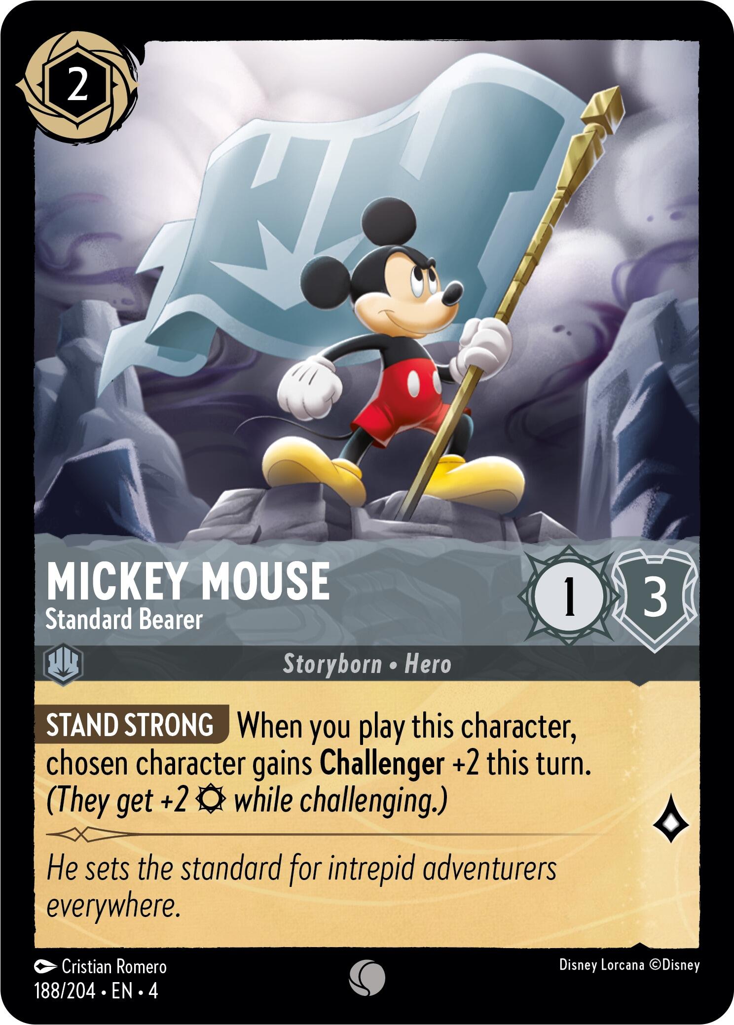 Mickey Mouse - Standard Bearer (188/204) [Ursula's Return] | Event Horizon Hobbies CA