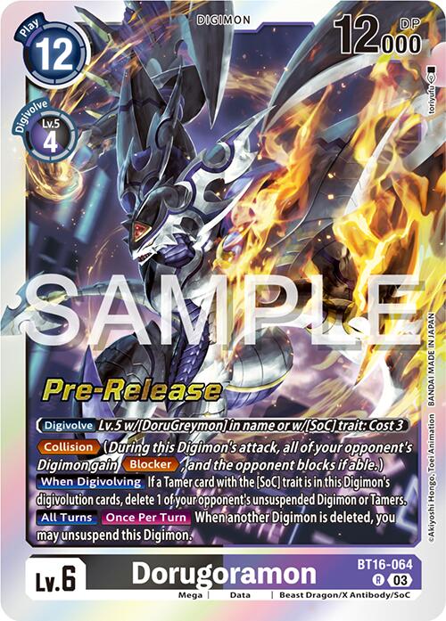 Dorugoramon [BT16-064] [Beginning Observer Pre-Release Promos] | Event Horizon Hobbies CA