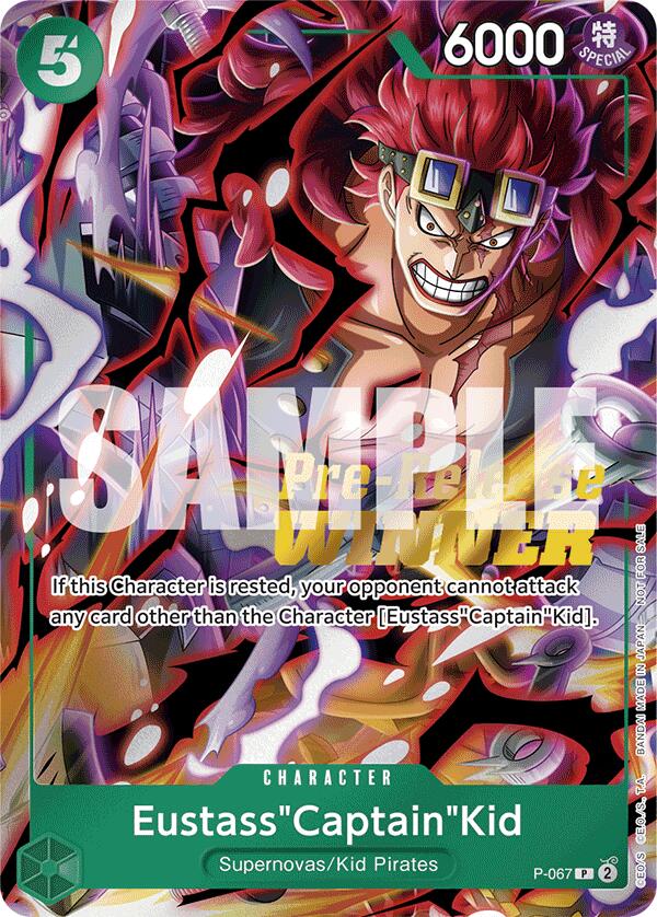 Eustass"Captain"Kid (OP-07 Pre-Release Tournament) [Winner] [One Piece Promotion Cards] | Event Horizon Hobbies CA