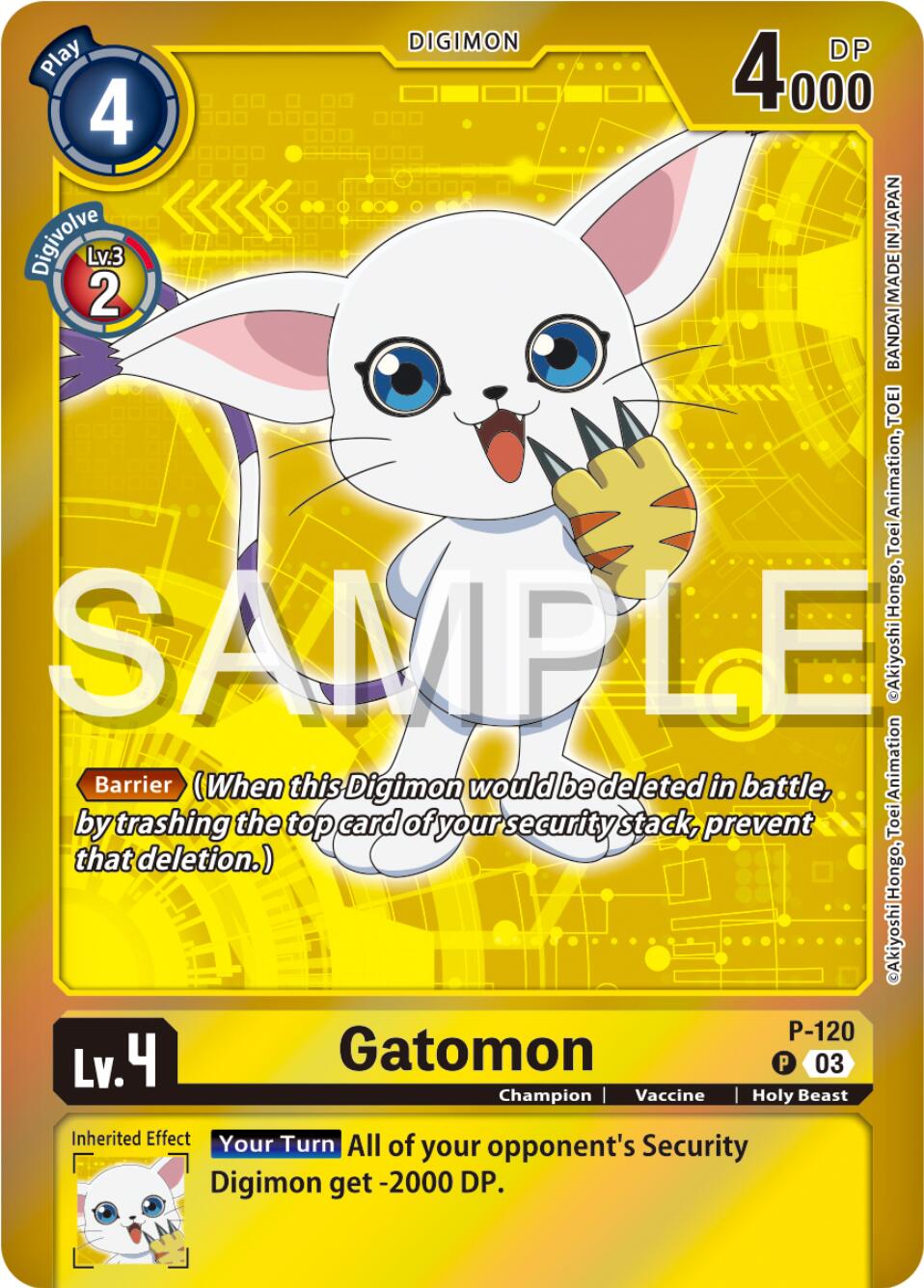 Gatomon [P-120] - P-120 (Digimon Adventure Box 2024) [Promotional Cards] | Event Horizon Hobbies CA