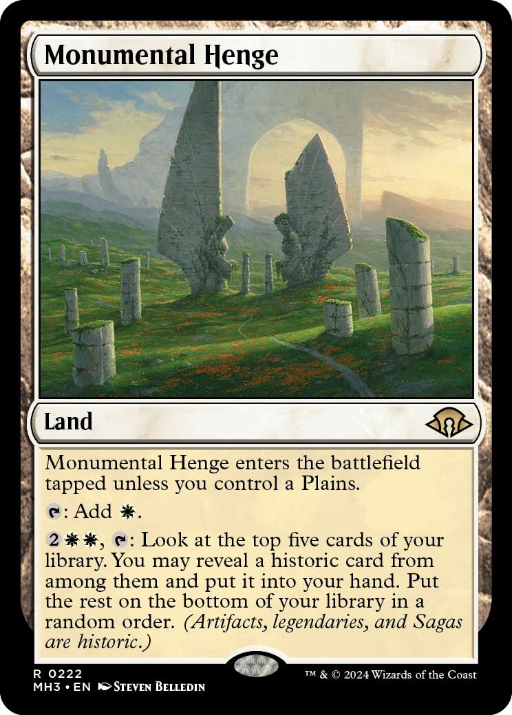 Monumental Henge [Modern Horizons 3] | Event Horizon Hobbies CA