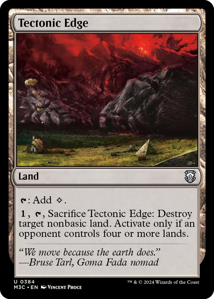 Tectonic Edge [Modern Horizons 3 Commander] | Event Horizon Hobbies CA