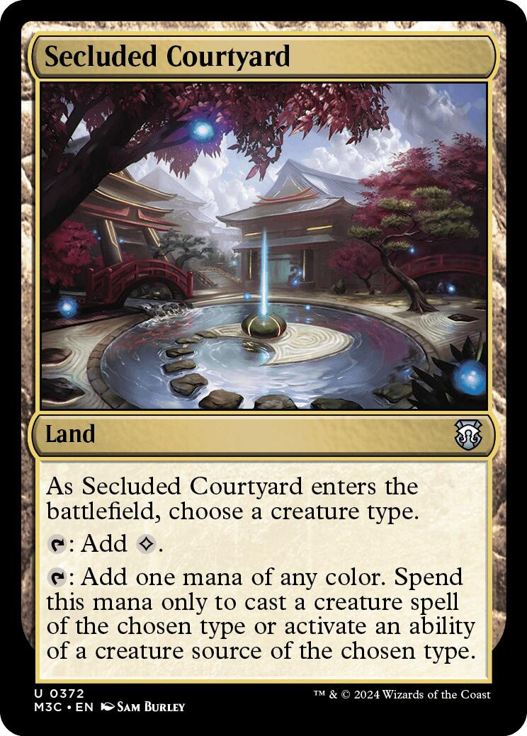 Secluded Courtyard [Modern Horizons 3 Commander] | Event Horizon Hobbies CA