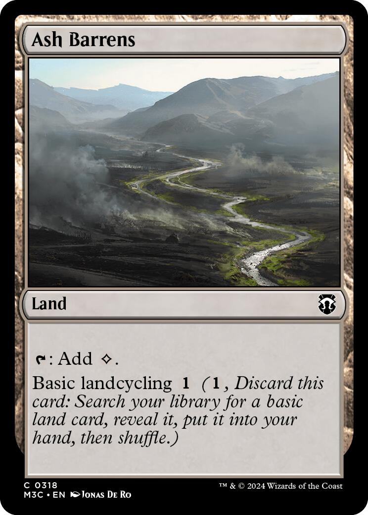 Ash Barrens [Modern Horizons 3 Commander] | Event Horizon Hobbies CA