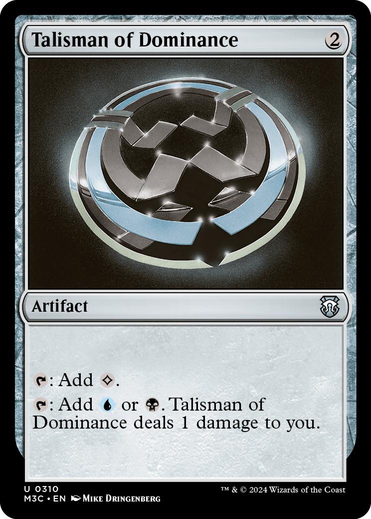 Talisman of Dominance [Modern Horizons 3 Commander] | Event Horizon Hobbies CA