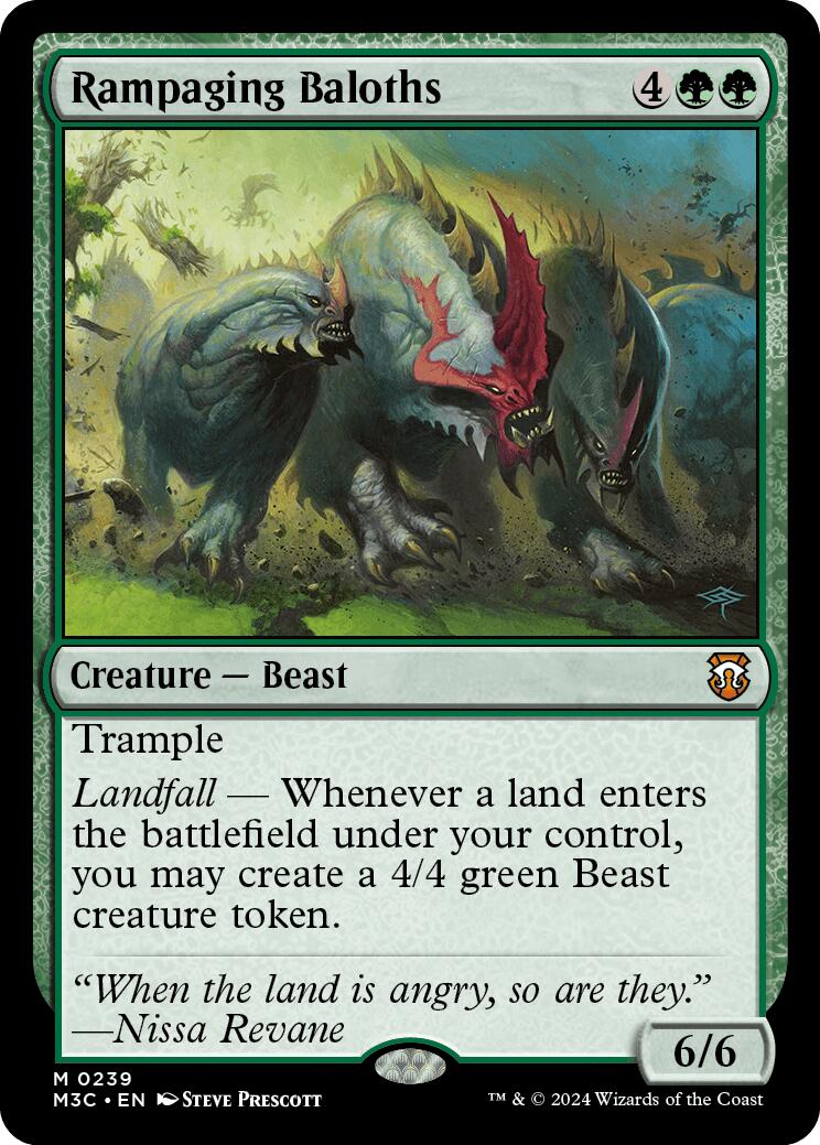 Rampaging Baloths [Modern Horizons 3 Commander] | Event Horizon Hobbies CA