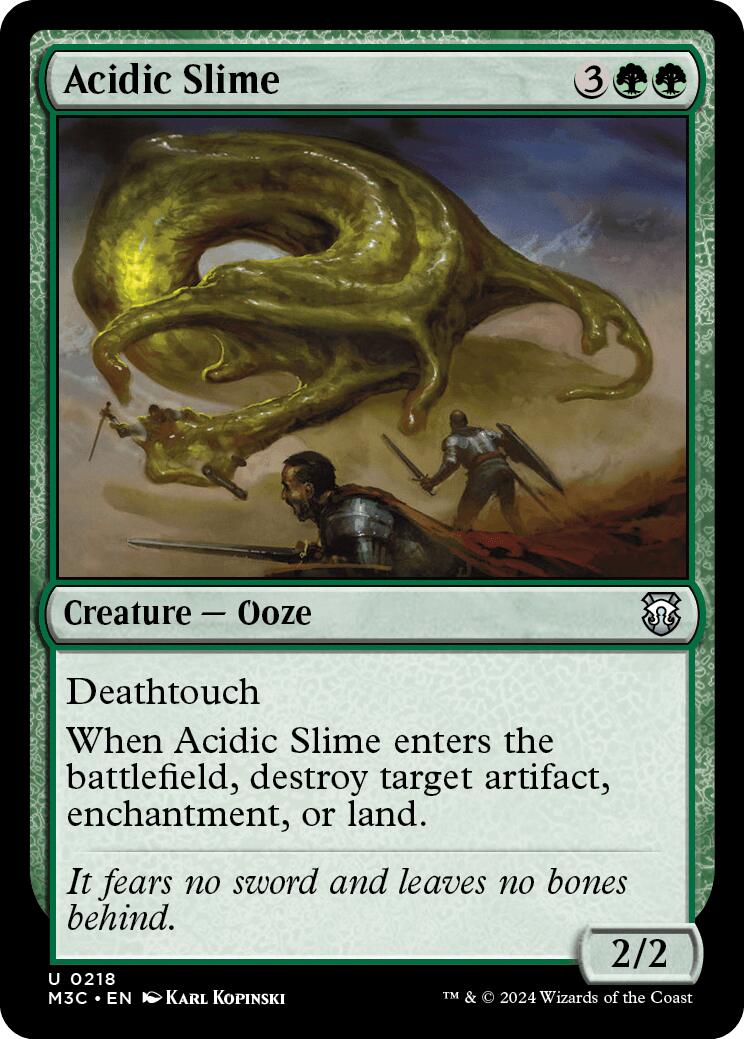 Acidic Slime [Modern Horizons 3 Commander] | Event Horizon Hobbies CA