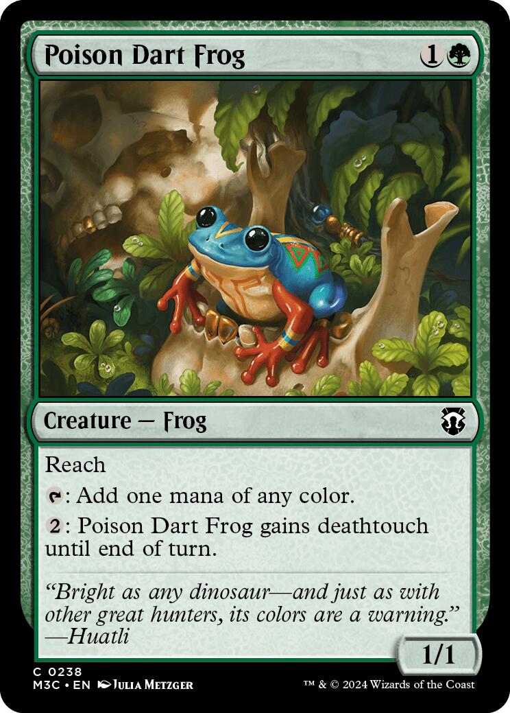 Poison Dart Frog [Modern Horizons 3 Commander] | Event Horizon Hobbies CA