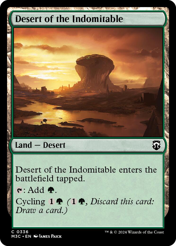 Desert of the Indomitable [Modern Horizons 3 Commander] | Event Horizon Hobbies CA