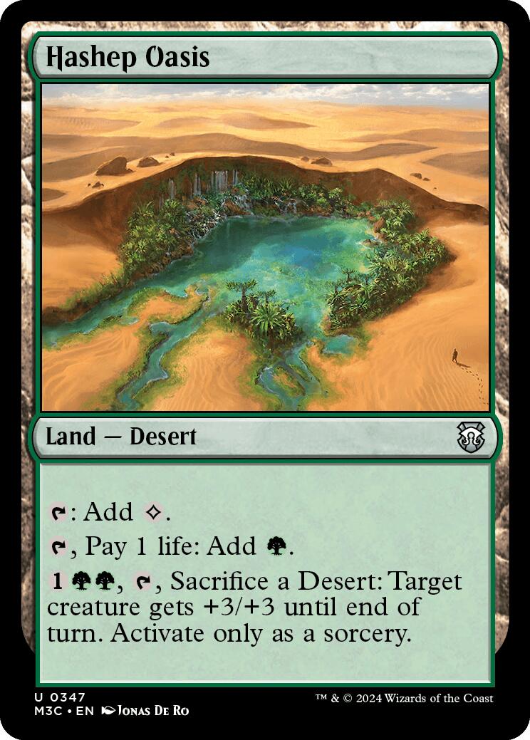 Hashep Oasis [Modern Horizons 3 Commander] | Event Horizon Hobbies CA