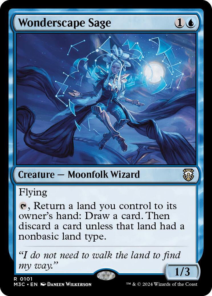 Wonderscape Sage [Modern Horizons 3 Commander] | Event Horizon Hobbies CA