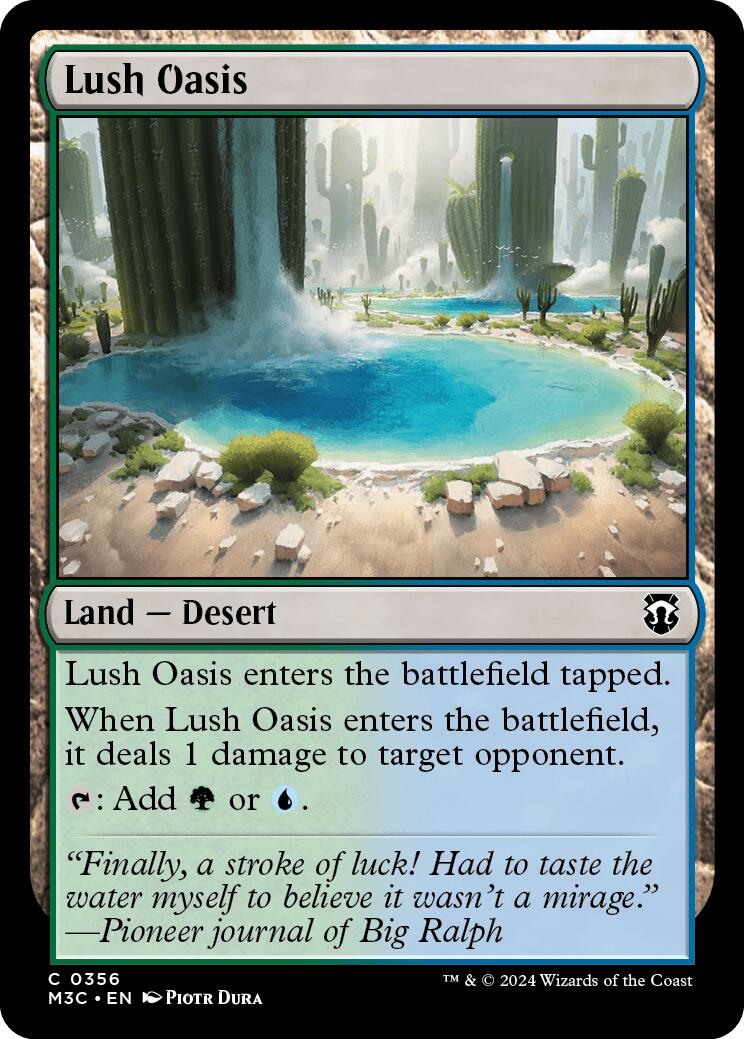 Lush Oasis [Modern Horizons 3 Commander] | Event Horizon Hobbies CA