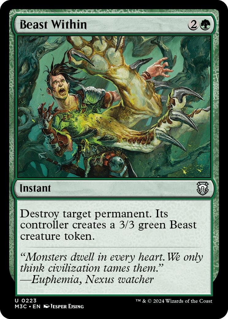 Beast Within [Modern Horizons 3 Commander] | Event Horizon Hobbies CA