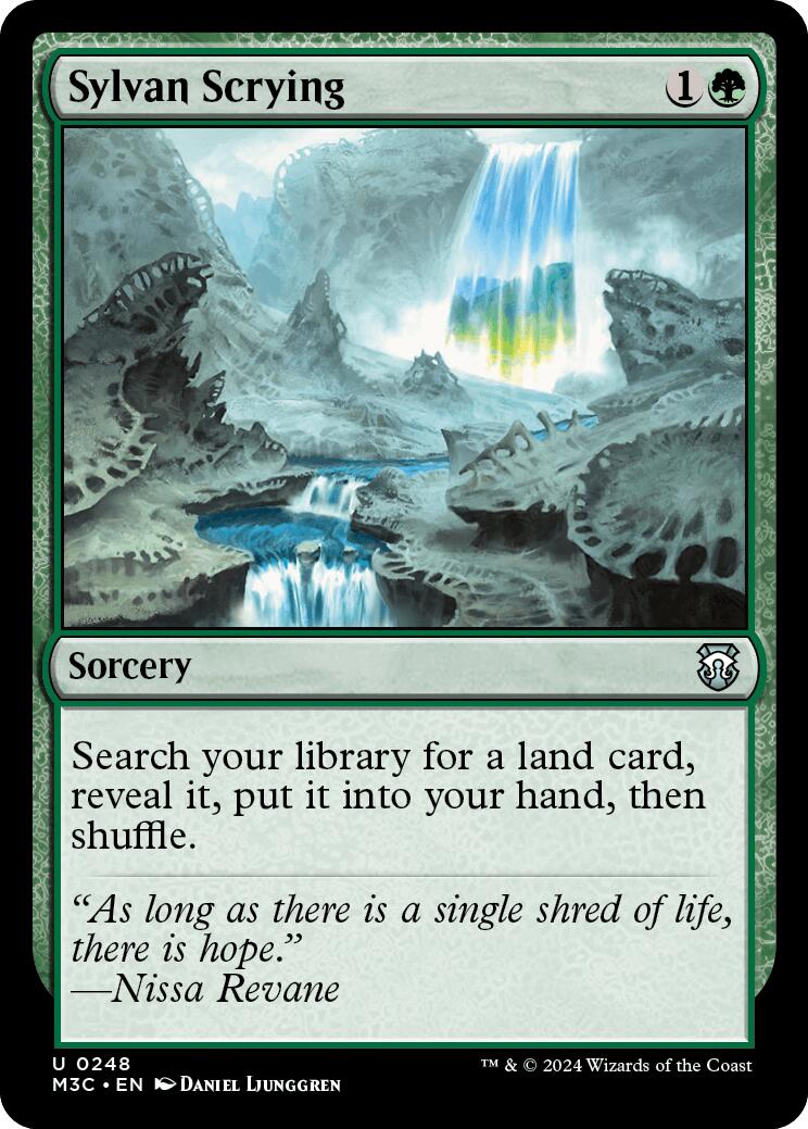 Sylvan Scrying [Modern Horizons 3 Commander] | Event Horizon Hobbies CA