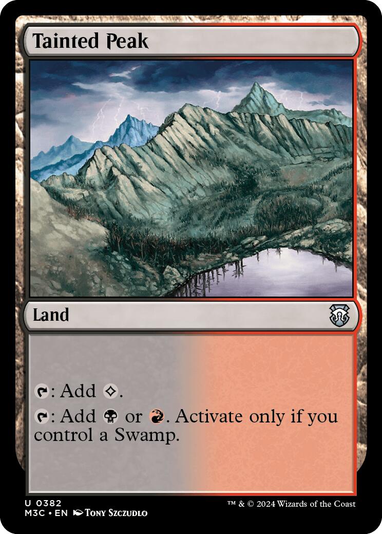 Tainted Peak [Modern Horizons 3 Commander] | Event Horizon Hobbies CA