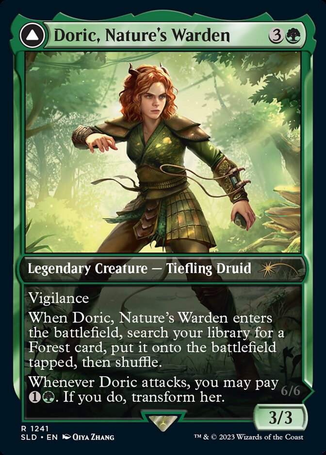 Doric, Nature's Warden // Doric, Owlbear Avenger [Secret Lair Drop Series] | Event Horizon Hobbies CA