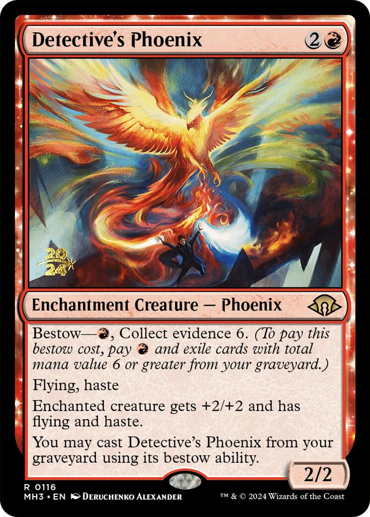 Detective's Phoenix [Modern Horizons 3 Prerelease Promos] | Event Horizon Hobbies CA