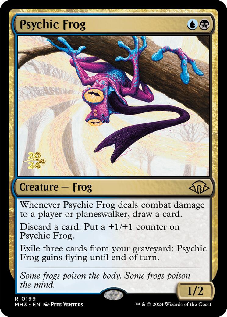 Psychic Frog [Modern Horizons 3 Prerelease Promos] | Event Horizon Hobbies CA