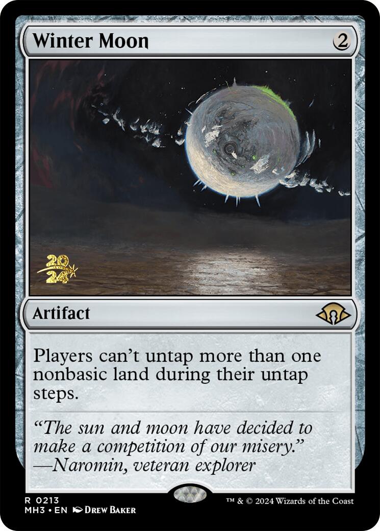 Winter Moon [Modern Horizons 3 Prerelease Promos] | Event Horizon Hobbies CA