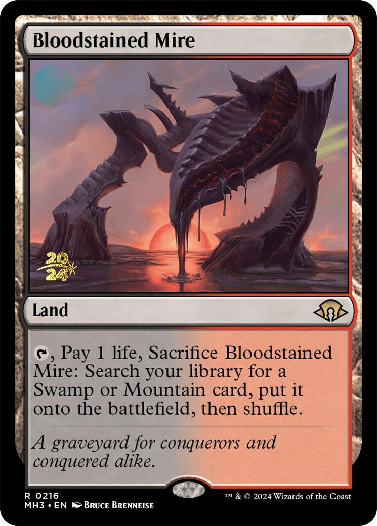 Bloodstained Mire [Modern Horizons 3 Prerelease Promos] | Event Horizon Hobbies CA