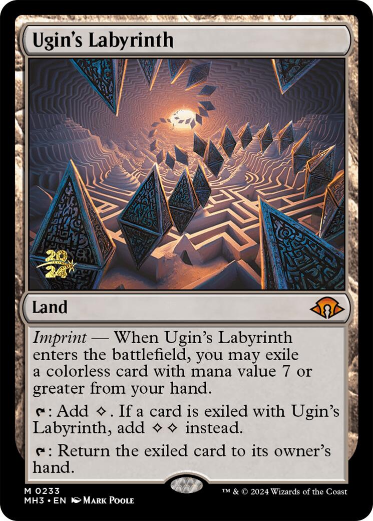 Ugin's Labyrinth [Modern Horizons 3 Prerelease Promos] | Event Horizon Hobbies CA