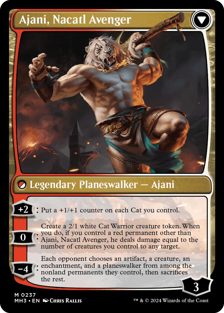 Ajani, Nacatl Pariah [Modern Horizons 3 Prerelease Promos] | Event Horizon Hobbies CA