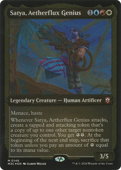 Satya, Aetherflux Genius (Display Commander) [Modern Horizons 3 Commander] | Event Horizon Hobbies CA