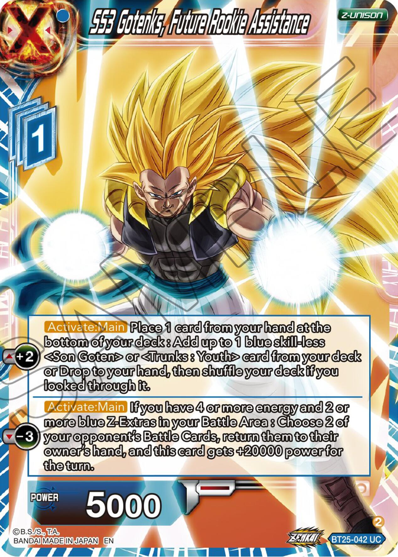 SS3 Gotenks, Future Rookie Assitance (BT25-042) [Legend of the Dragon Balls] | Event Horizon Hobbies CA