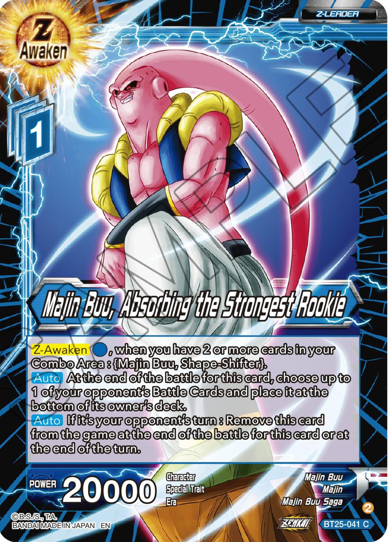 Majin Buu, Absorbing the Strongest Rookie (BT25-041) [Legend of the Dragon Balls] | Event Horizon Hobbies CA