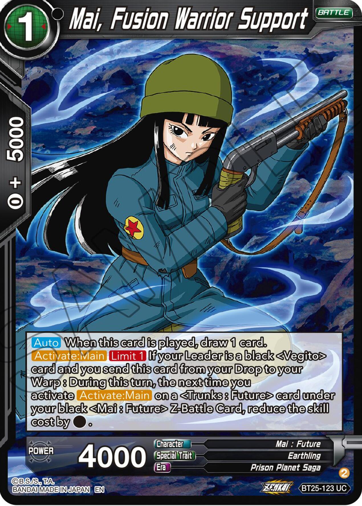 Mai, Fusion Warrior Support (BT25-123) [Legend of the Dragon Balls] | Event Horizon Hobbies CA