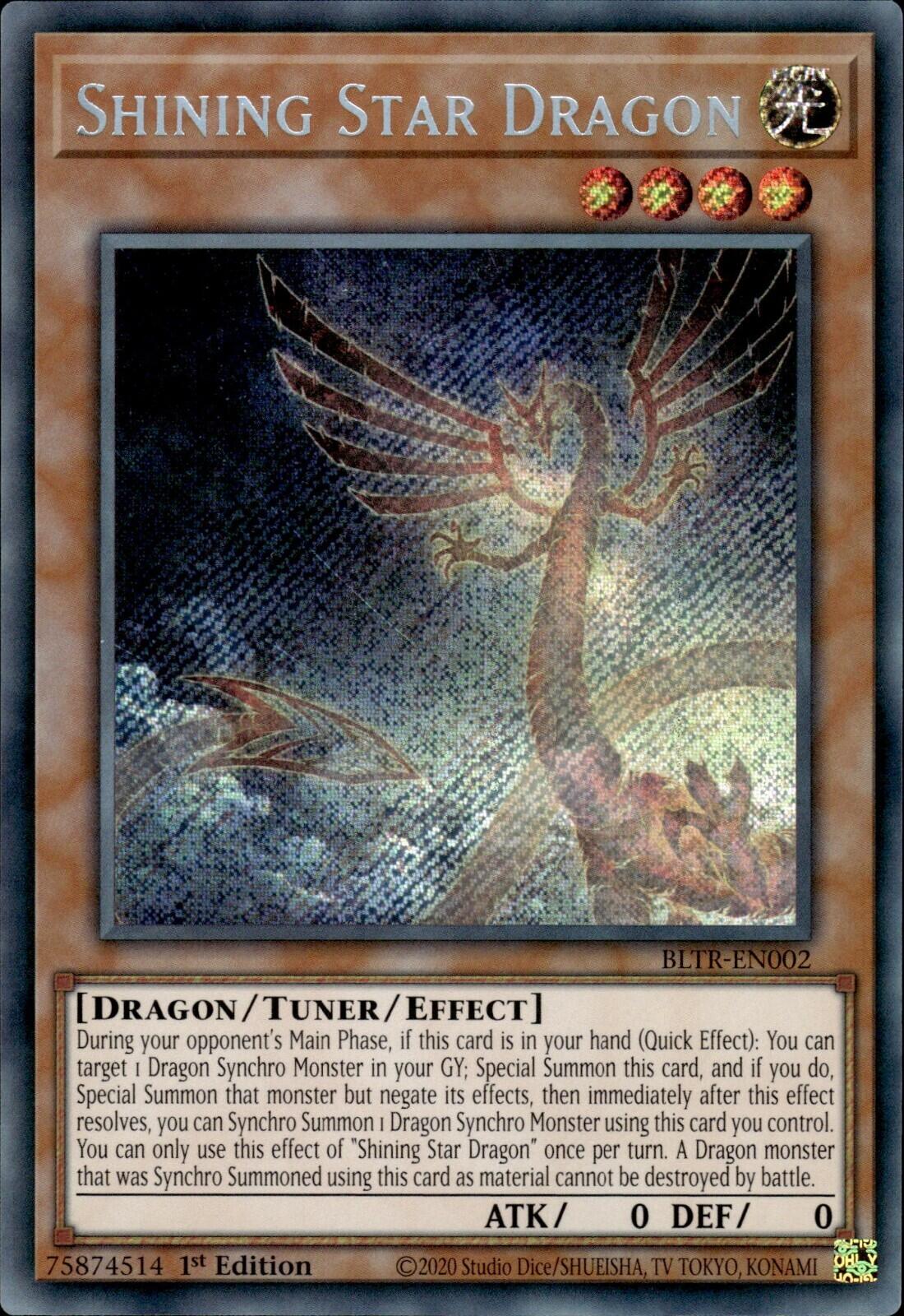 Shining Star Dragon [BLTR-EN002] Secret Rare | Event Horizon Hobbies CA