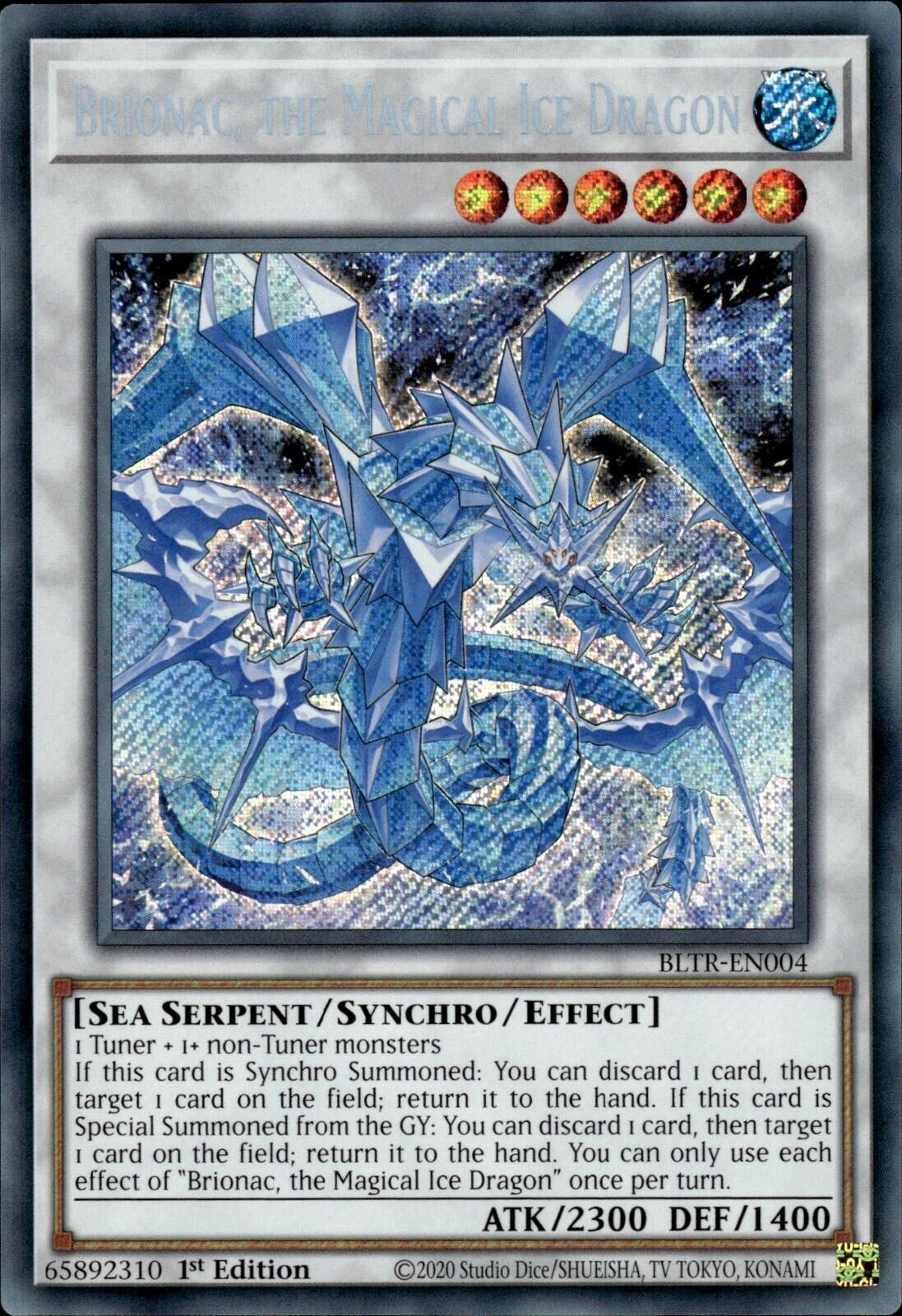 Brionac, the Magical Ice Dragon [BLTR-EN004] Secret Rare | Event Horizon Hobbies CA