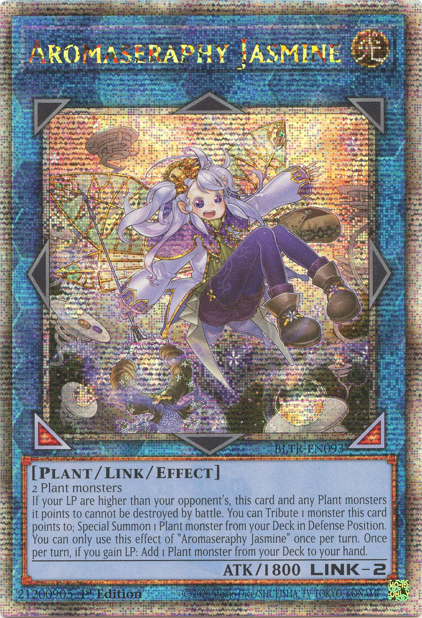 Aromaseraphy Jasmine (Quarter Century Secret Rare) [BLTR-EN093] Quarter Century Secret Rare | Event Horizon Hobbies CA