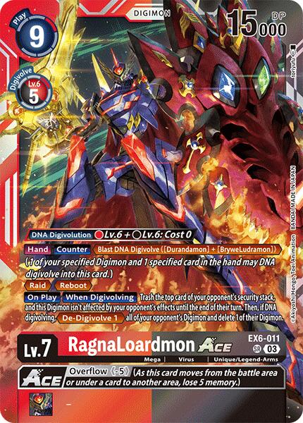 RagnaLoardmon ACE [EX6-011] [Infernal Ascension] | Event Horizon Hobbies CA