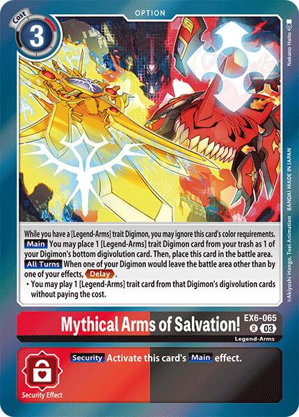 Mythical Arms of Salvation! [EX6-065] [Infernal Ascension] | Event Horizon Hobbies CA