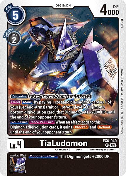 TiaLudomon [EX6-040] [Infernal Ascension] | Event Horizon Hobbies CA