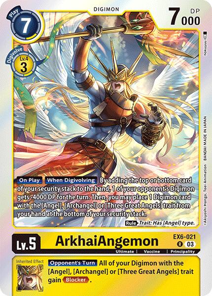 ArkhaiAngemon [EX6-021] [Infernal Ascension] | Event Horizon Hobbies CA