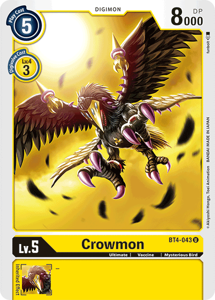 Crowmon [BT4-043] [Great Legend] | Event Horizon Hobbies CA