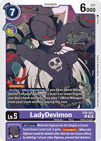 LadyDevimon [EX6-053] [Infernal Ascension] | Event Horizon Hobbies CA